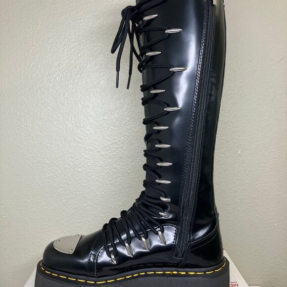 Dr. Martens 1b60 Max Lace LTT boots US 5.5 britain platform jadon aggy 1420 quad - Picture 13 of 15